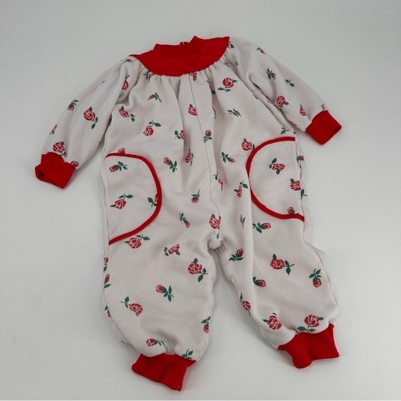 Vintage McKids Rose One Piece SleeperOutfit 24 months FLAWS McDonald’s - Picture 1 of 7